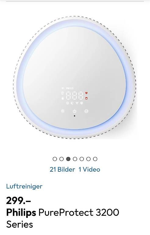 Philips Luftreiniger: Philips PureProtect 3200 - Luftreiniger – Gebraucht aus Bern von MapleBrini14 1