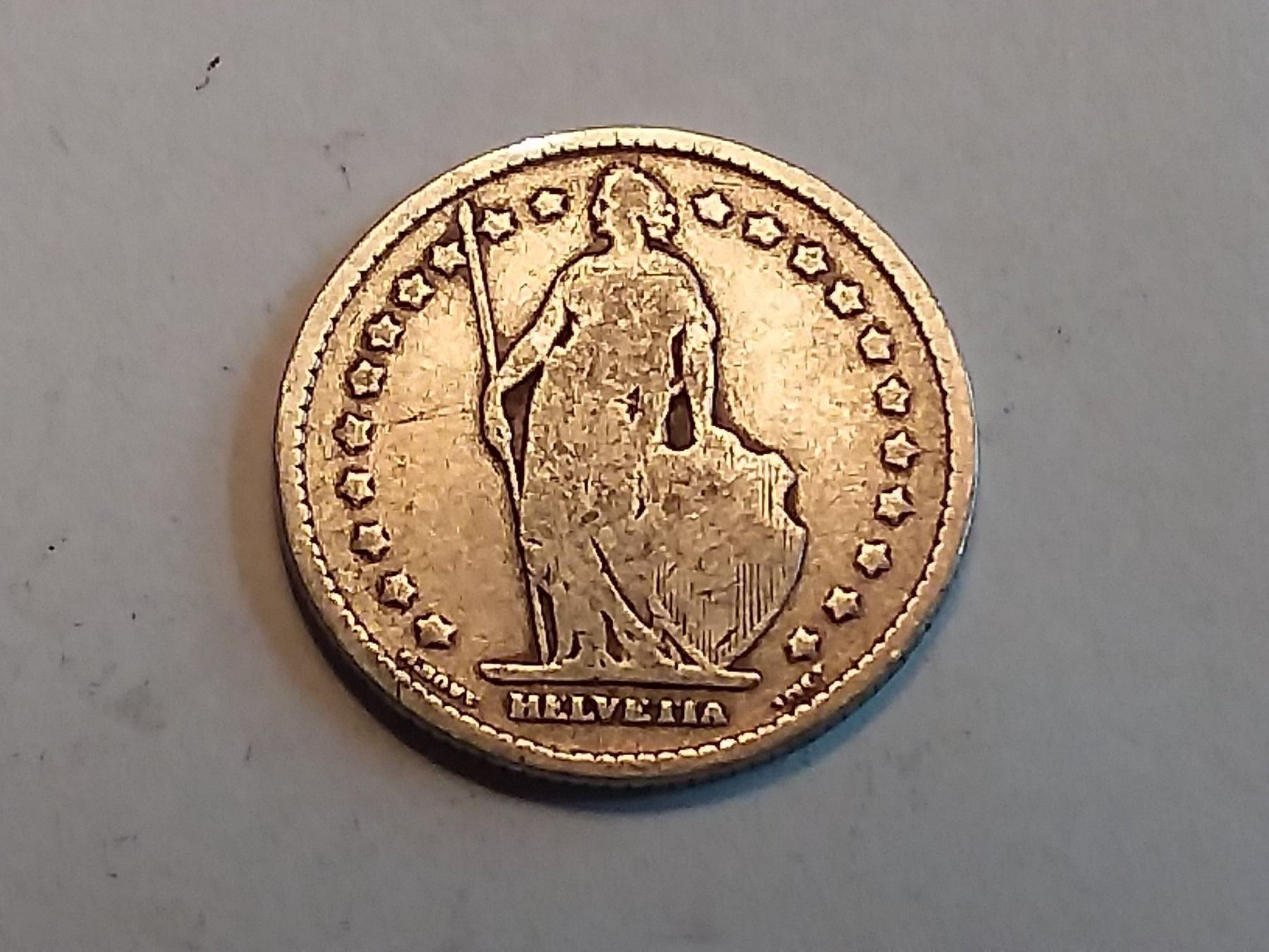 Tutti le monete: 1 Franken Silbermünze Jg.1886 – Usato da Schwyz venduto da Trofana 1