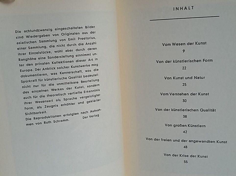Libri: Emil Preetorius: Sprache der Kunst 1955 – Usato da Zollikerberg venduto da Dogon 2