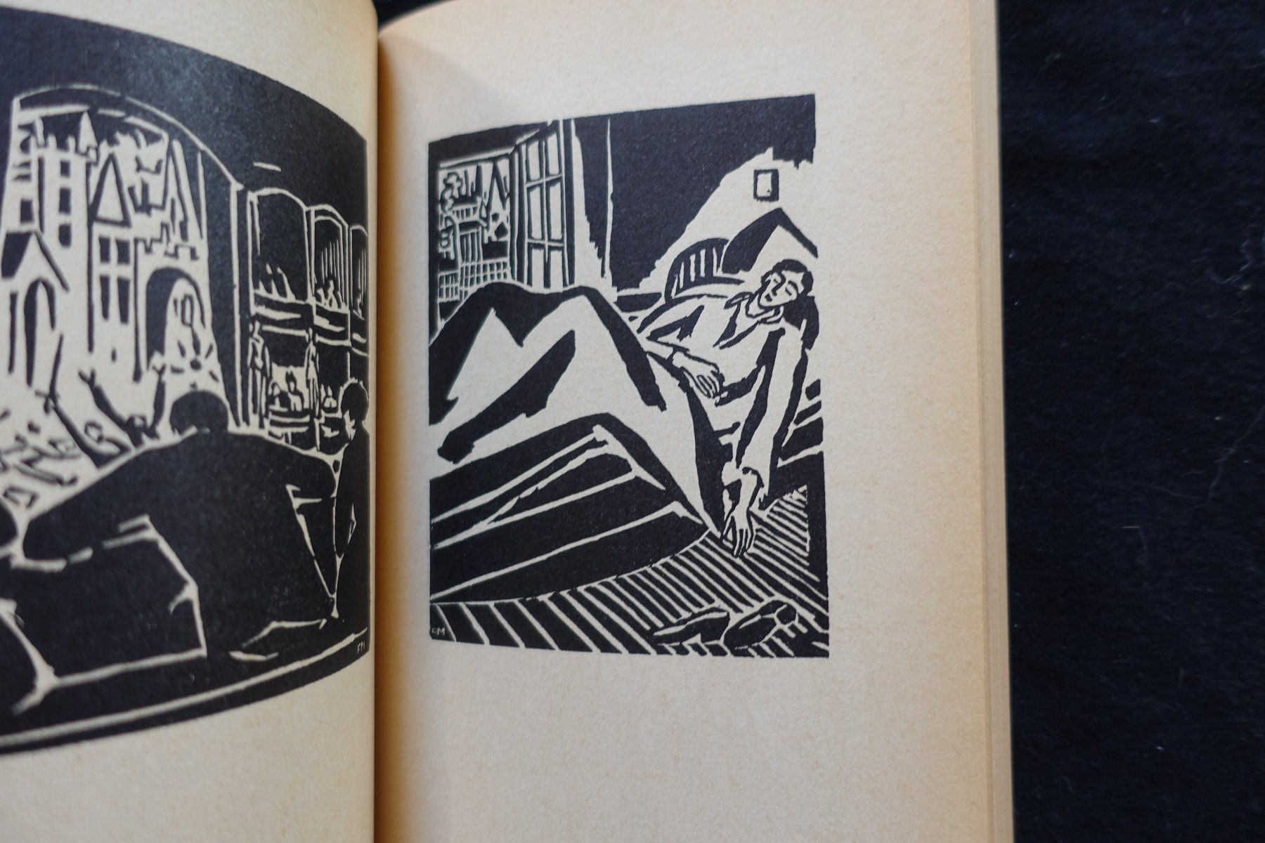 Libri: Frans Masereel: Mein Stundenbuch. Einleitung: Thomas Mann – Usato da Gutenswil venduto da Optico 3