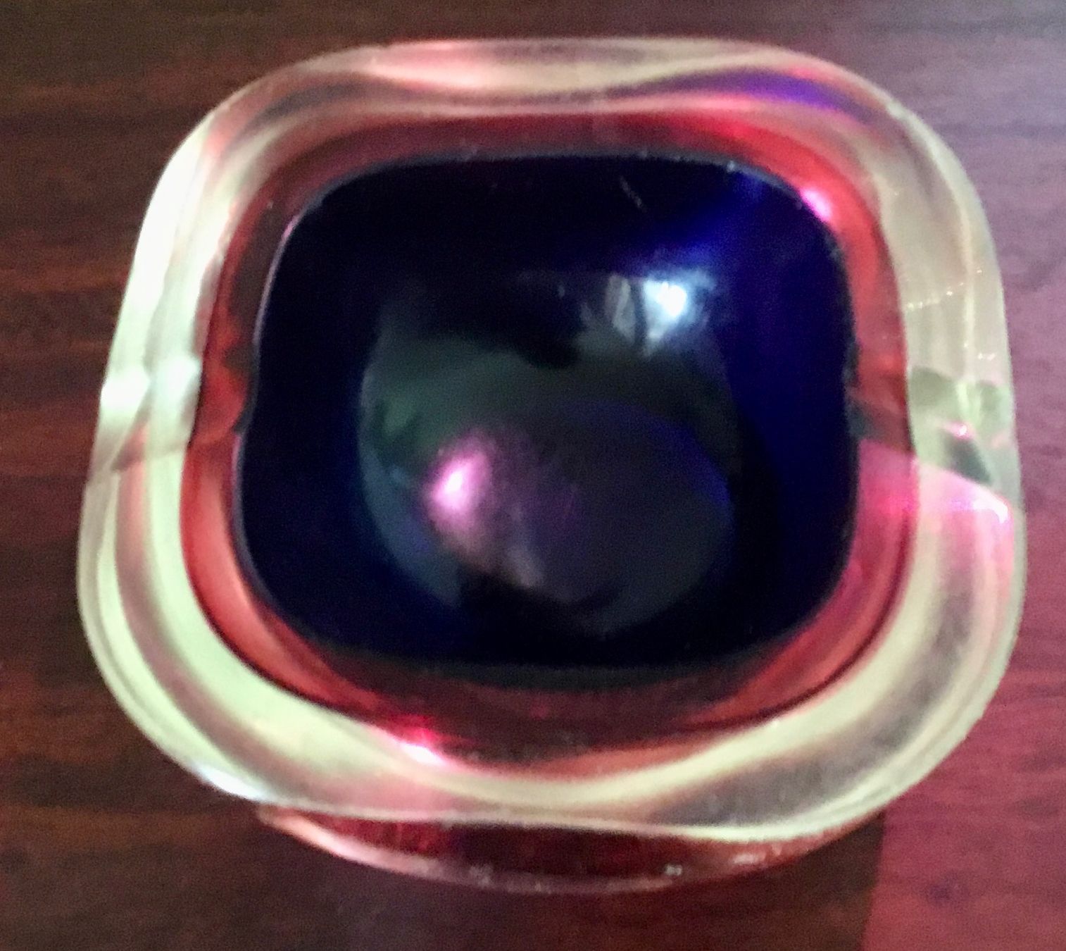 Murano Portacenere: Murano Glas Schale, Vintage Aschenbecher – Usato da Schlieren venduto da Jeajet 2