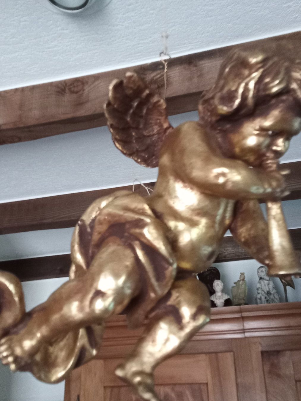 Statuette: Schwebender Engel mit Trompete – Usato da Zürich venduto da edi_c2m6 7