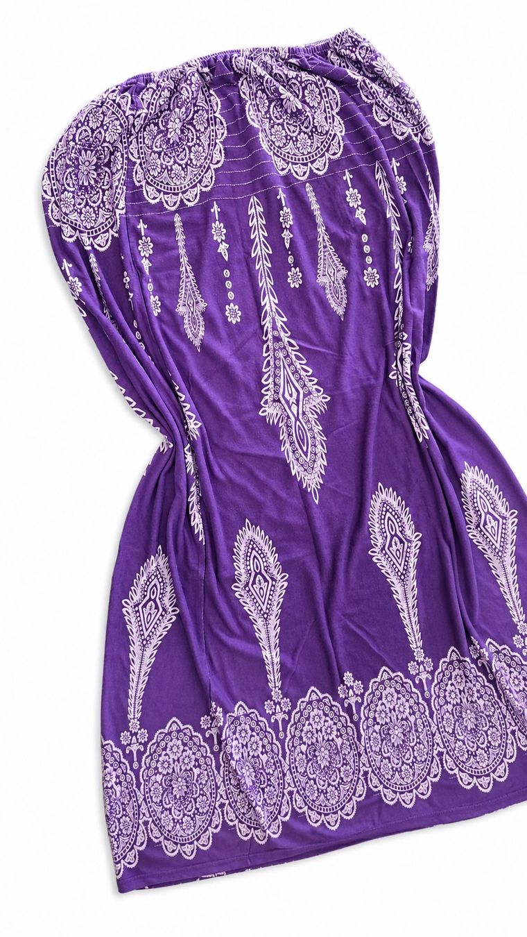 Kleider: Violettes Boho Kleid Sommer – Gebraucht aus Fully von VaneaSelection 4