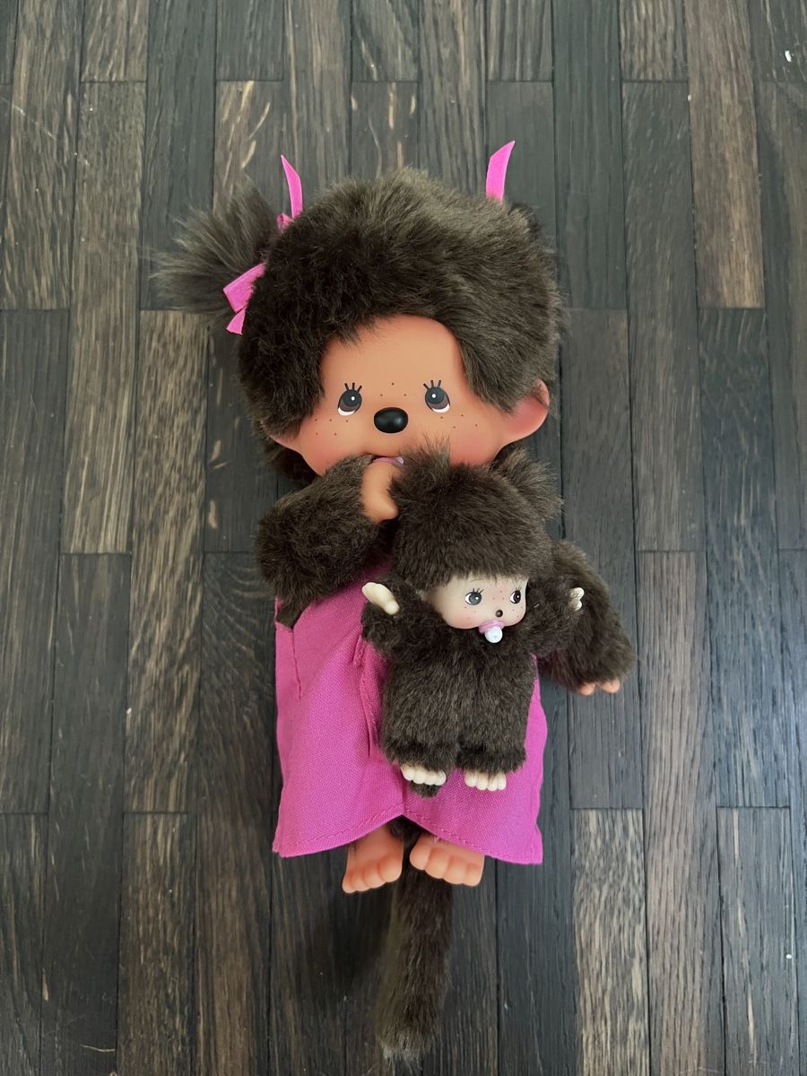 Monchhichi Poupées: Monchichi Puppe mit Baby – D'occasion à luzern par Sim1 1