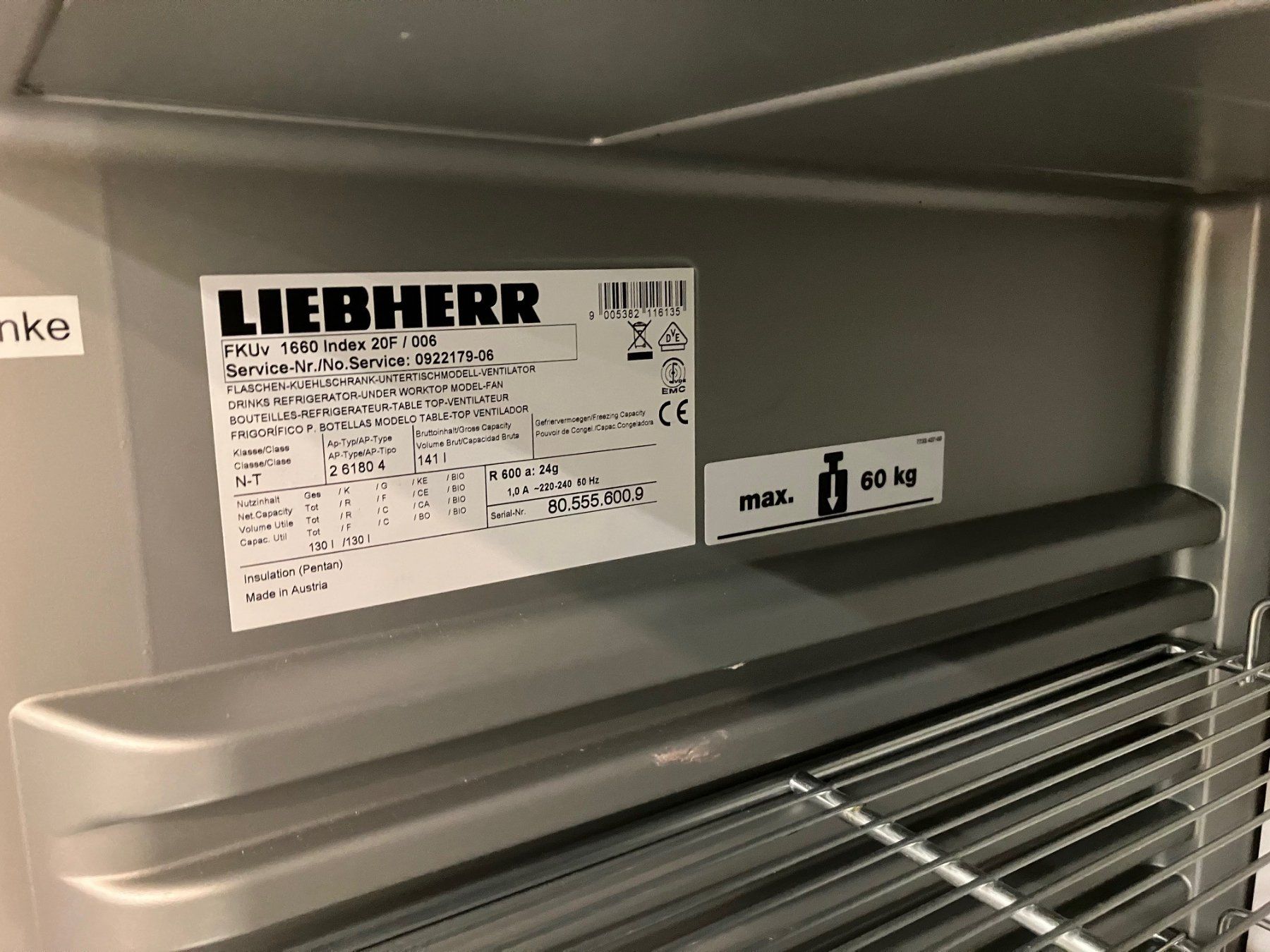 Frigoriferi: Gewerbekühlschrank – Usato da Wuppenau venduto da bes_skw2 1