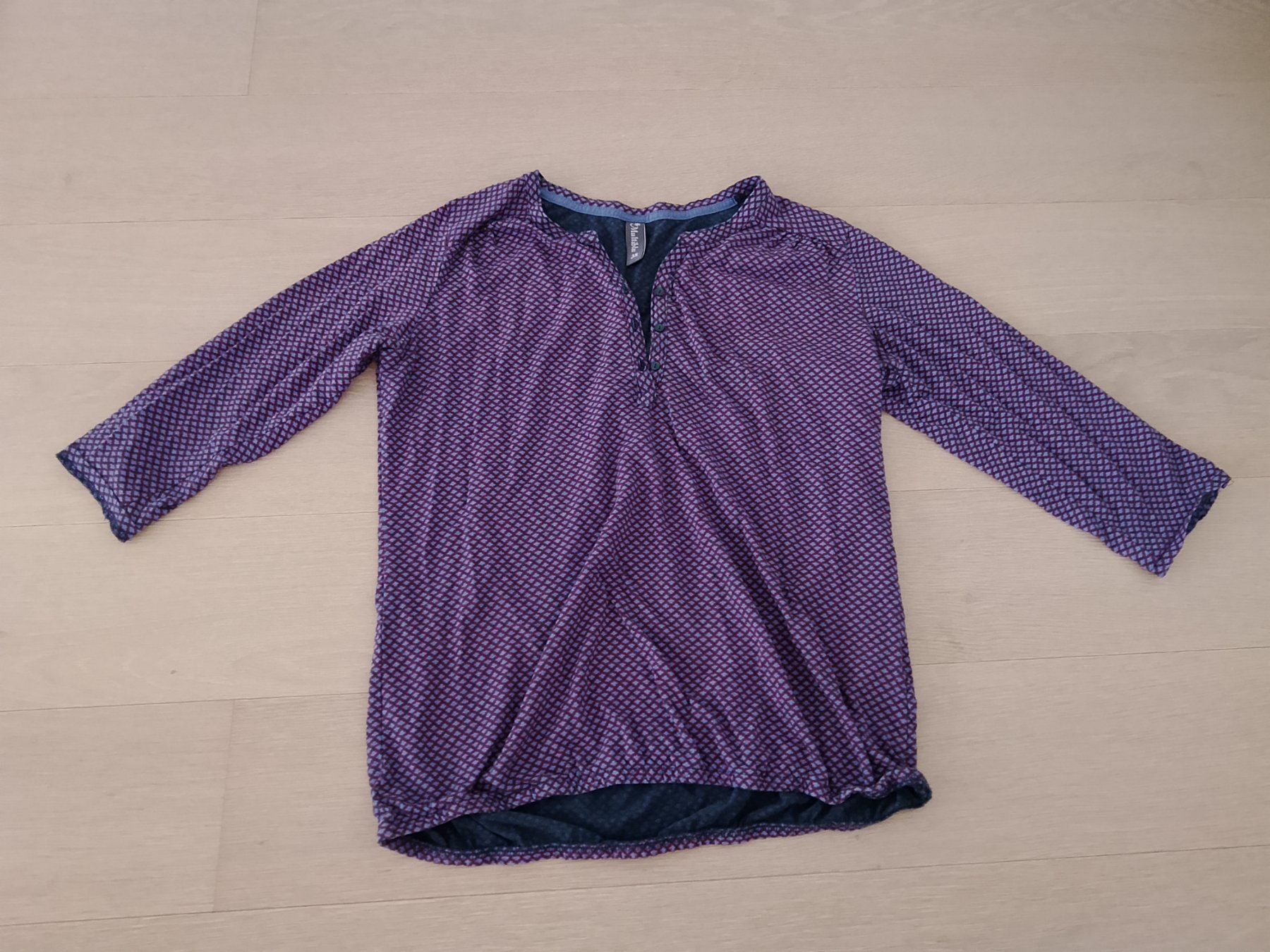 Camicette: Multiblu Damen Bluse Gr. M Sommerlich Print 3/4 Ärmel – Usato da Bellikon venduto da MellonCollieMitTwint