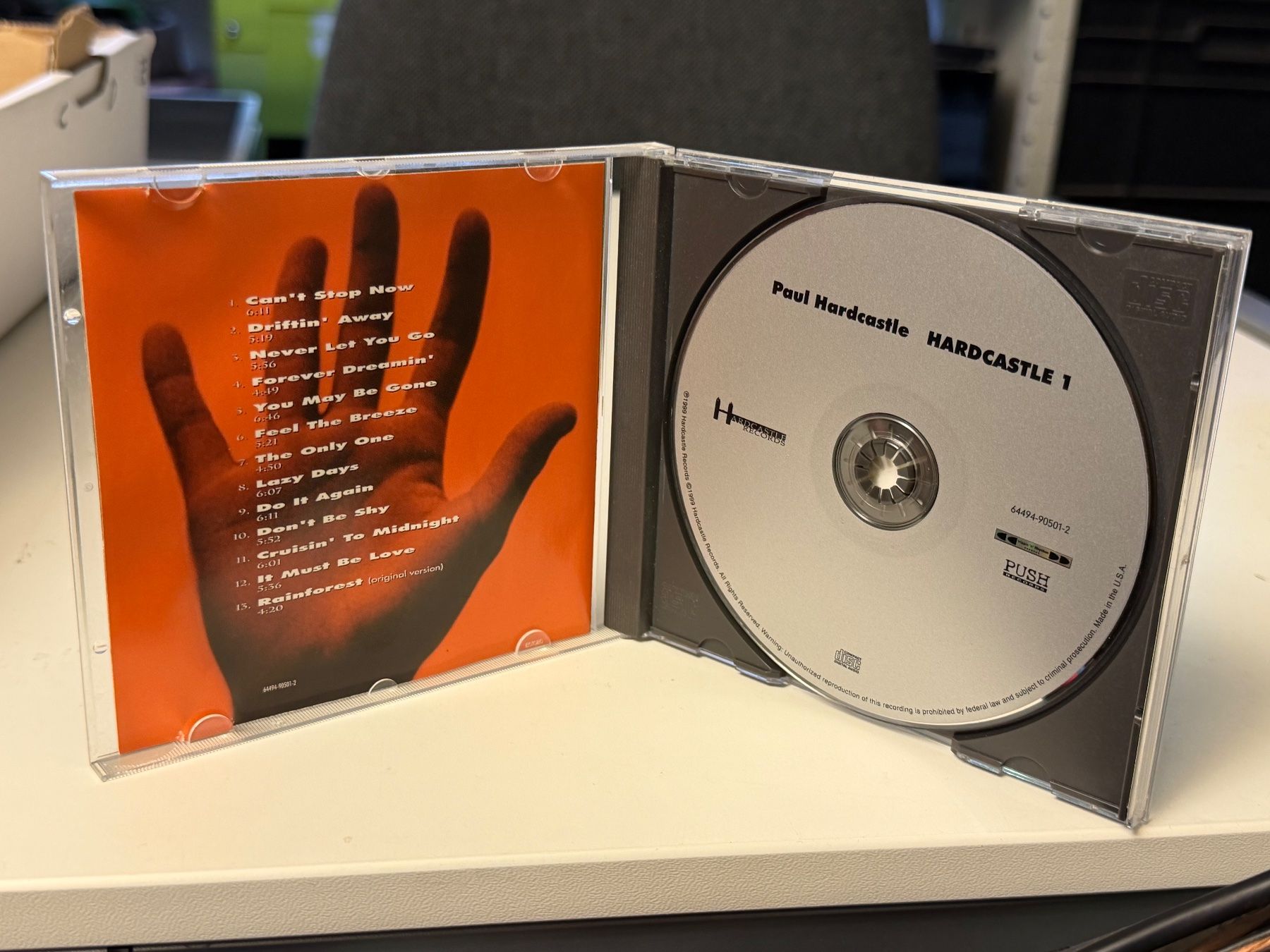 CD: Paul Hardcastle - Hardcastle 1 - HB21B – Usato da Küsnacht ZH venduto da Jazztilldawn 2