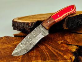 Geprüft! B Knife Faltenstahl DAMASCUS Damast Jagdmesser
