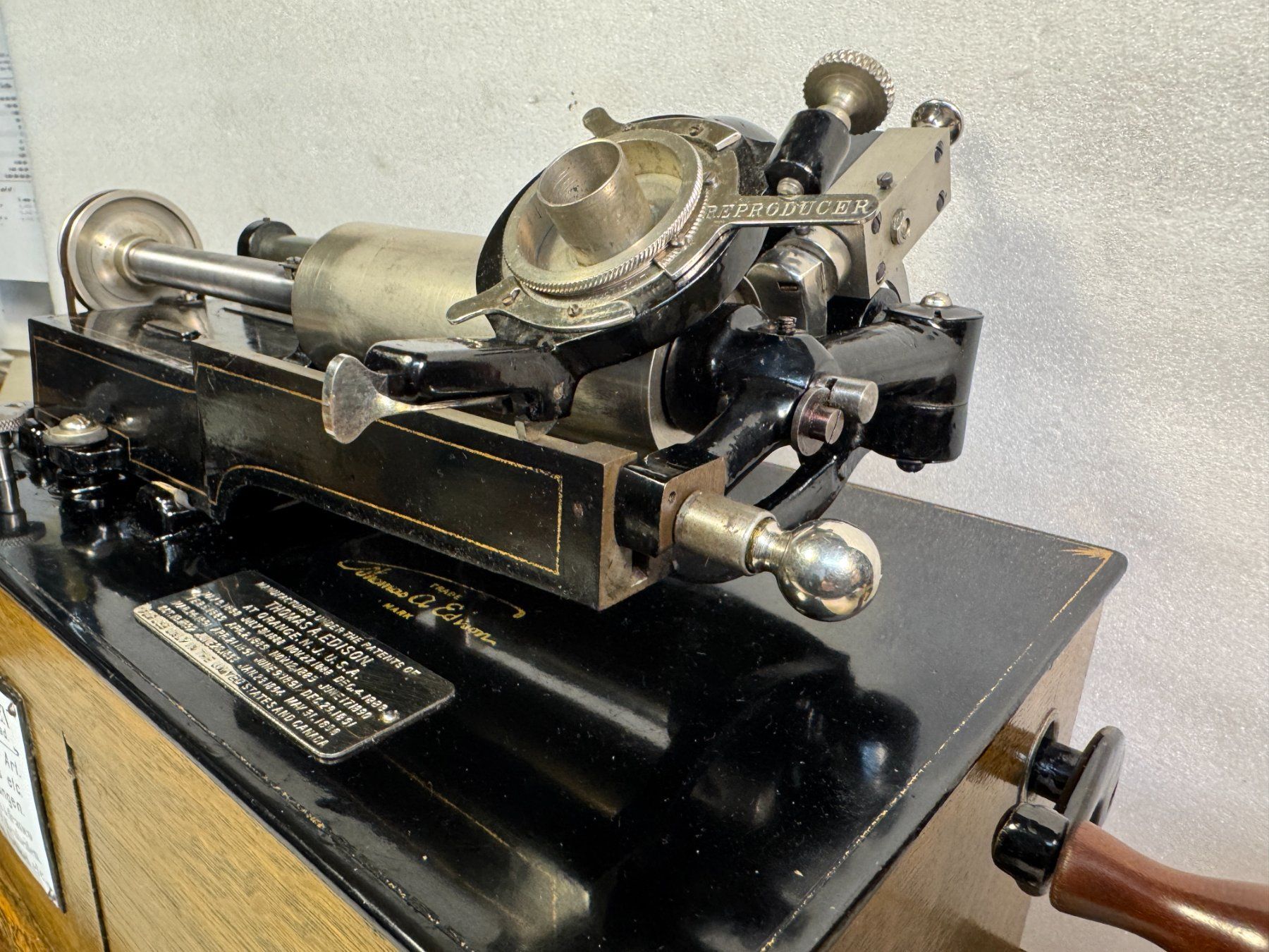 Edison Plattenspieler: Walzen Phonograph Edison – Gebraucht aus Ins von funkflieger 4