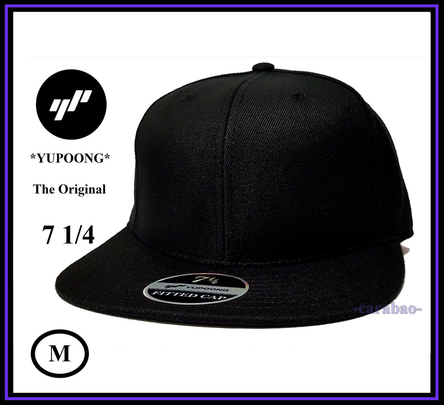 Copricapi, berretti & cappellini: Orig. YUPOONG Fitted Cap / Schwarz / Gr. M – Nuovo (secondo la descrizione) da Winterthur venduto da -carabao-