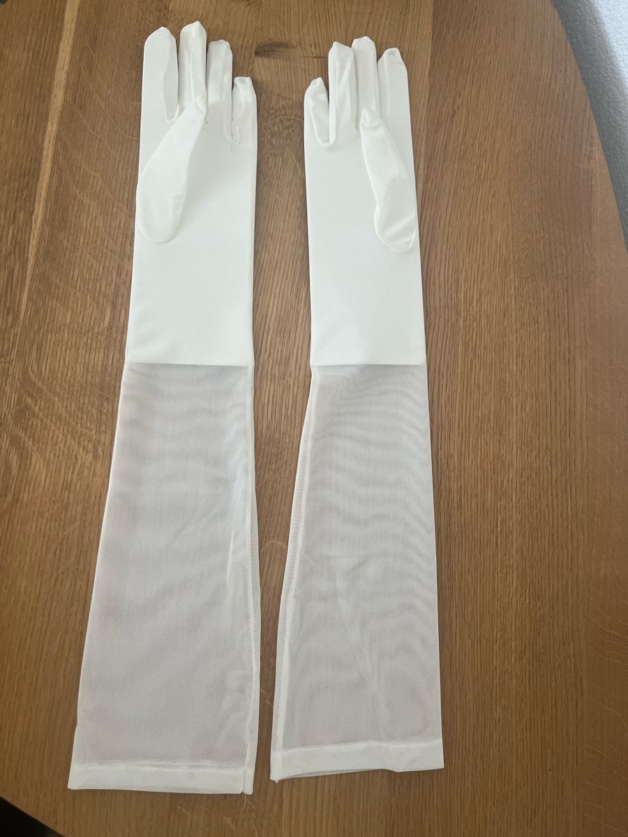 Guanti & manicotti: Lange Hochzeit Handschuhe – Nuovo e nell'imballaggio originale da Zürich venduto da Monikauscimiak 4