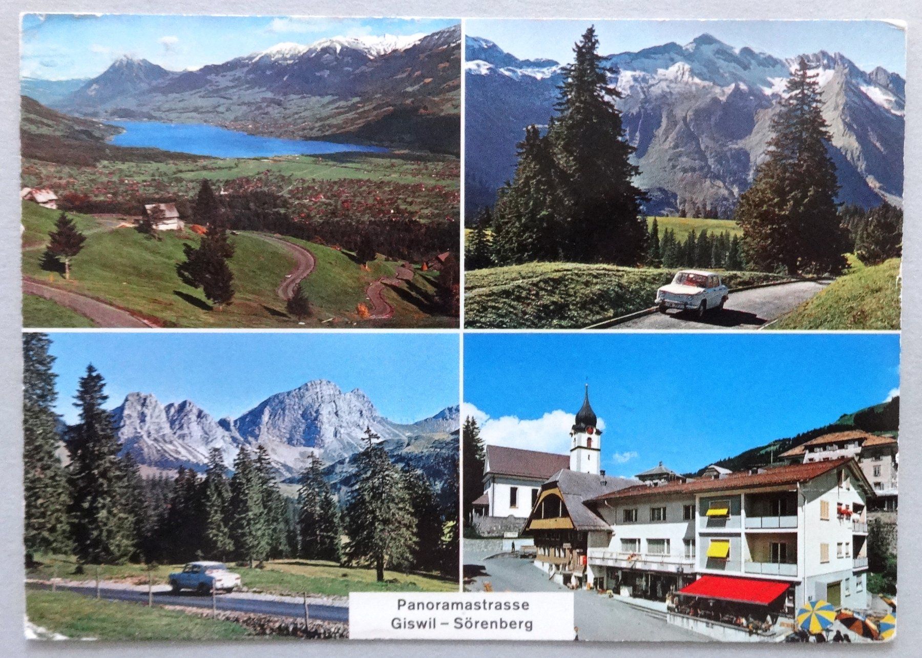 Cartoline postali: Panoramastrasse Giswil-Sörenberg – Difettoso da Fétigny venduto da Billy2miny