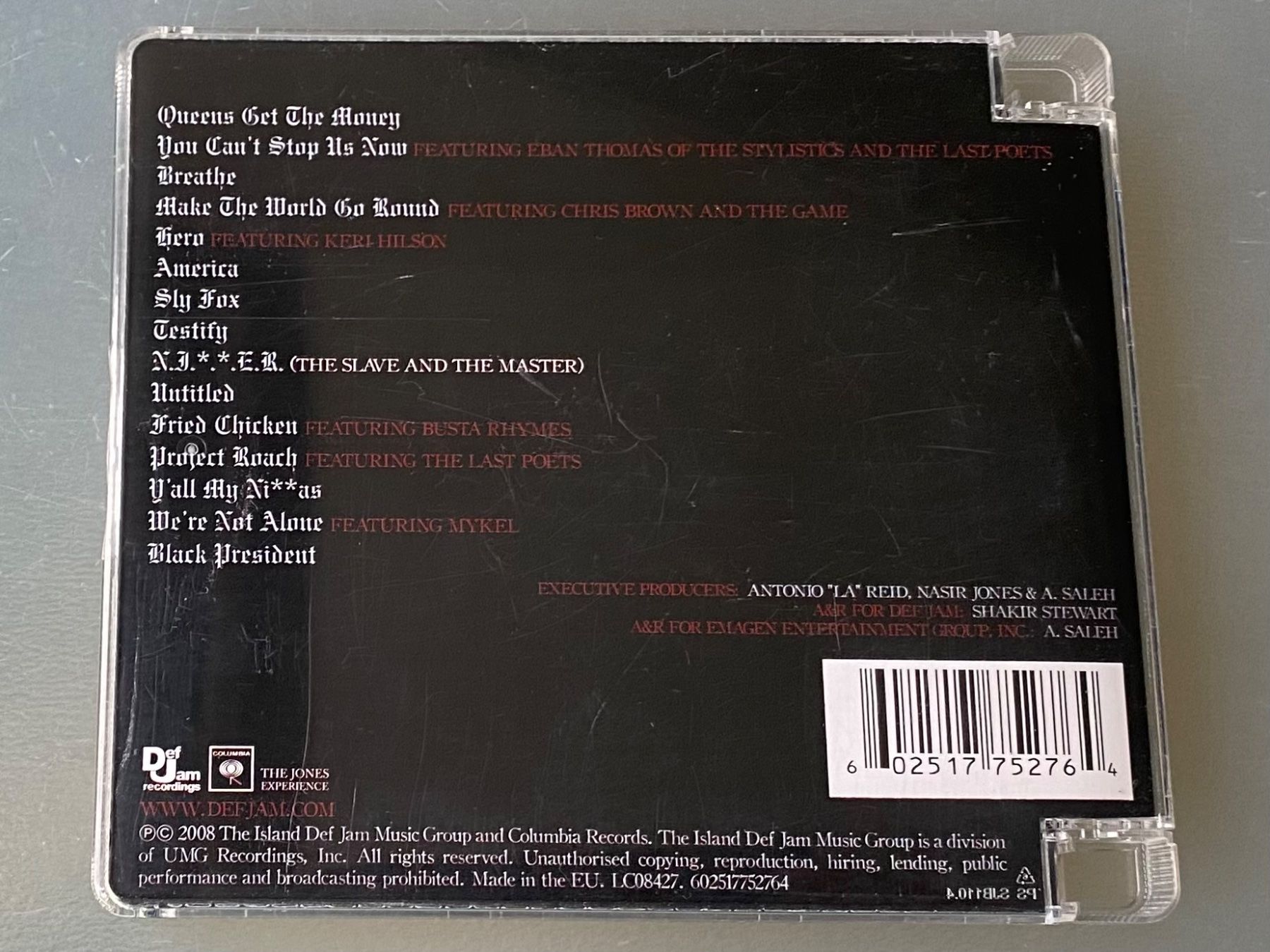 CDs: Nas - Feat Chris Brown & the Game CD 2008 – Gebraucht aus Oberried Brienz von Chyara 1