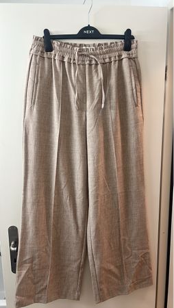 NEXT Hose mit weitem Bein beige neuwertiger Zustand
