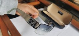 CHANEL Sonnenbrille 4117-B CC-LOGO IN SILBERNER