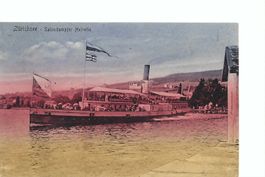 Zürichsee Salondampfer Helvetia 1909 TOP