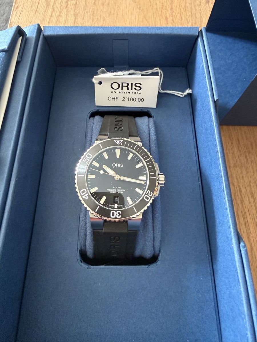 Oris Montres: FULL SET !! Oris Aquis 39.5mm – Neuf (Voir description) à La Neuveville par bes_v2hj 1