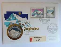 Numisbrief Jungfraujoch mit Silbermedaille  ab 1 Fr. !!