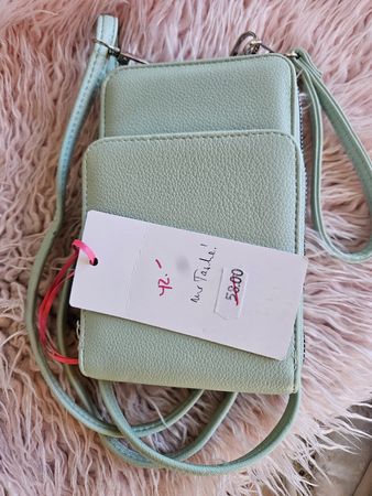 Carla Giannini Umhängetasche / Handytasche – Mintgrün – Neu
