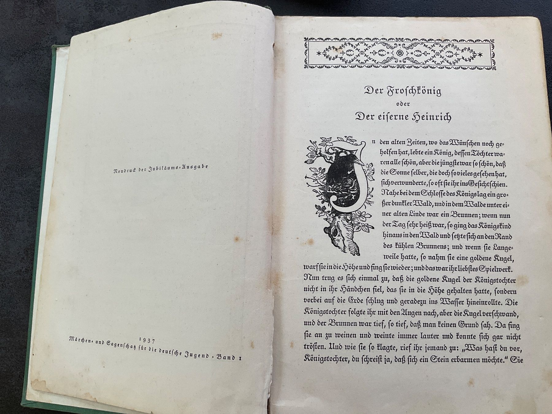 Libri: Märchenbuch Gebrüder Grimm von 1937 – Usato da Avenches venduto da Lactobacille 3