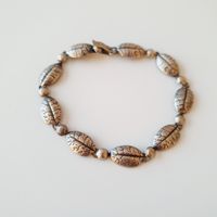 Vintage Armband, Silber 835, Blattform