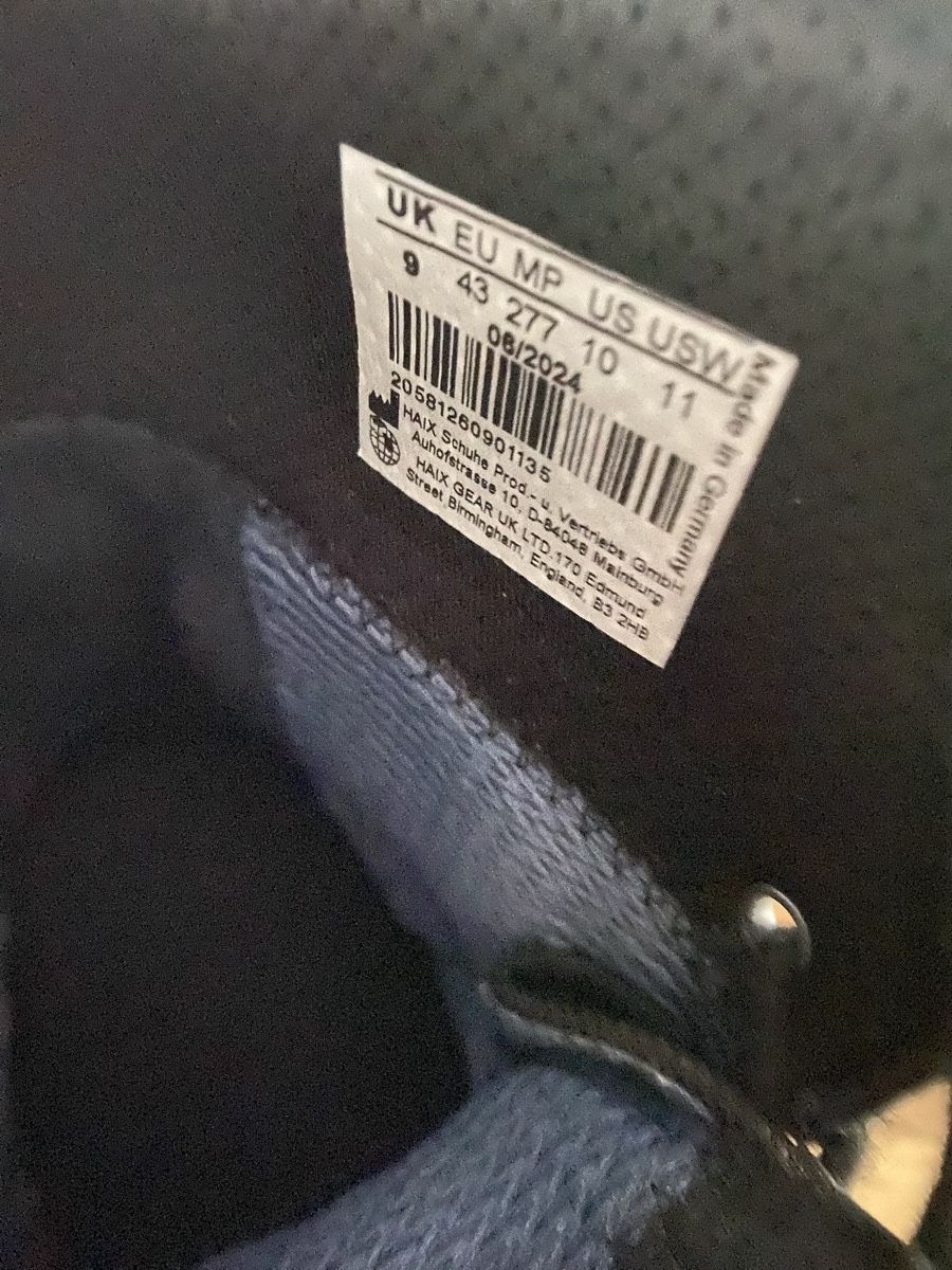 Scarpe da uomo: HAIX Goretex Schuh Grösse 43 – Usato da Tägerig venduto da oiluig83 1