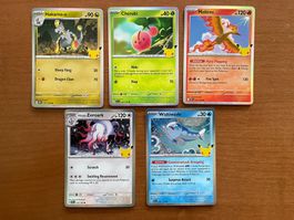 Pokemon Karten Set Holo 30 Jahre (Versand gratis)