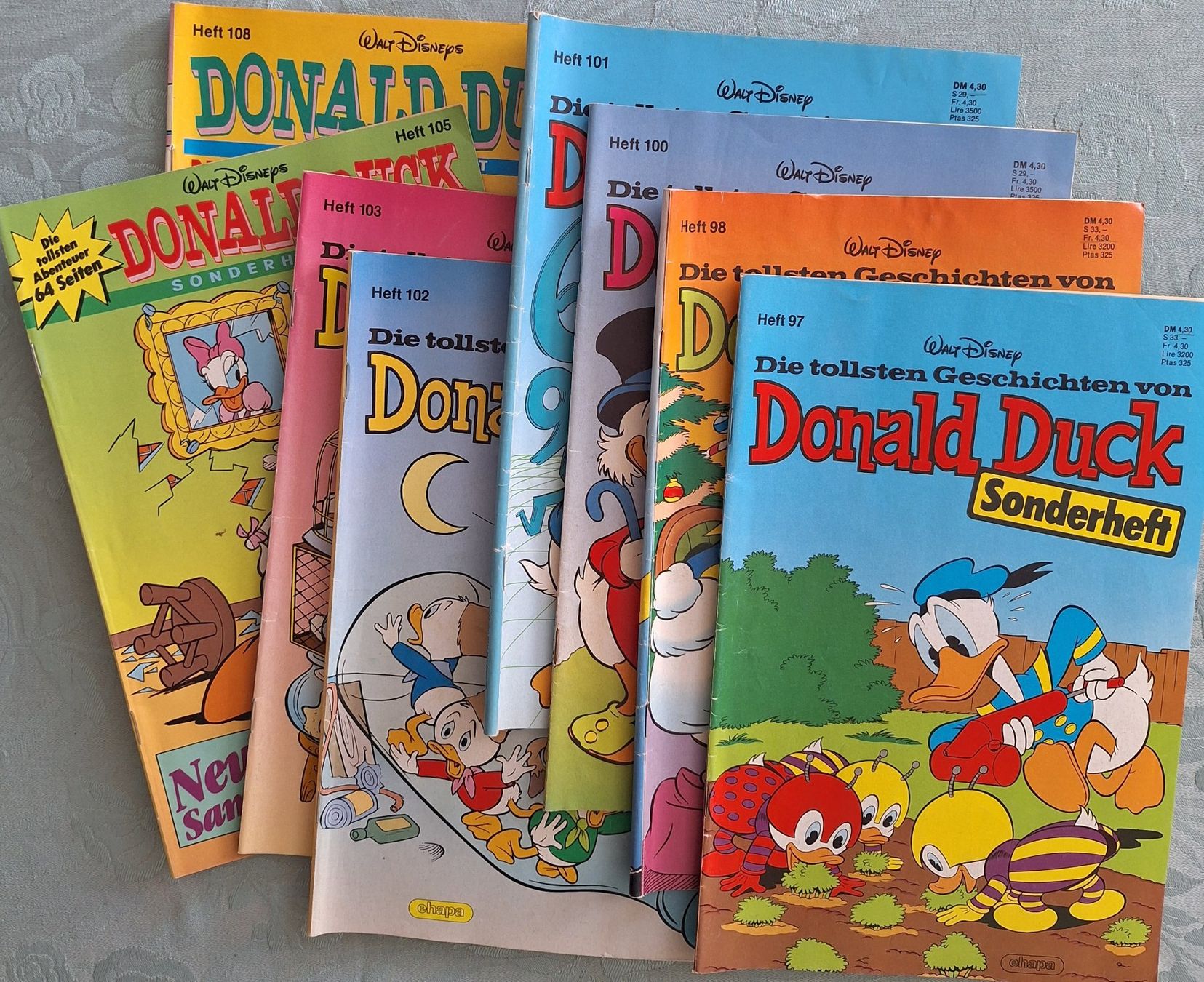 BD: 8 alte Donald Duck Sonderhefte – D'occasion à Nohl par Rheingoldig