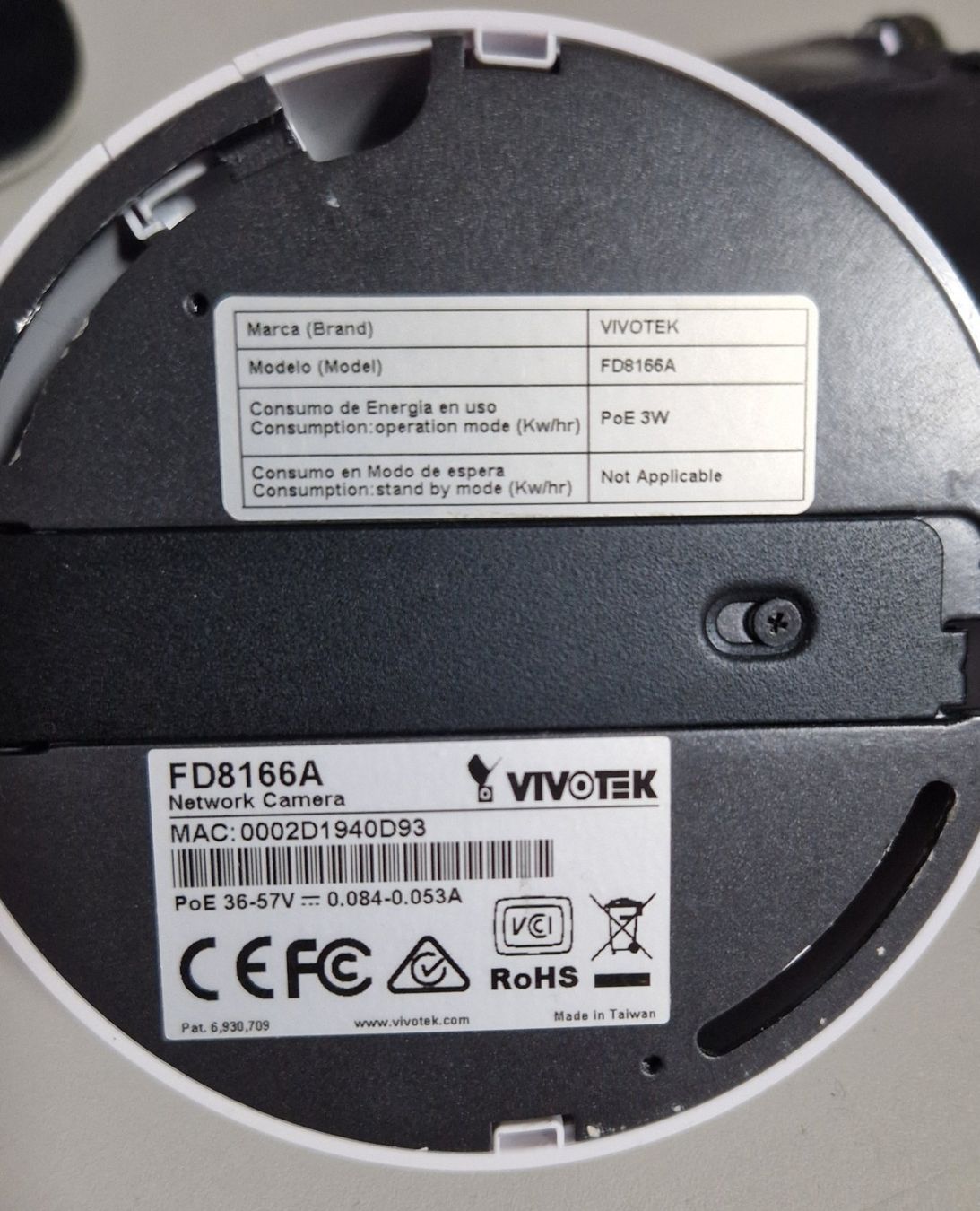 Fotocamera: Vivotek FD8166A Ultra-mini Fixed Dome Network Camera – Usato da Baar venduto da Alaa.Kabani 3