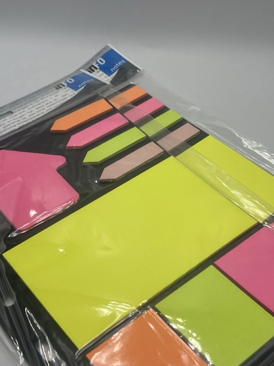 Sticker: Info Notes Haftnotizen Neonfarben 2 Stk. Neu & Original 50 – Nuovo e nell'imballaggio originale da Emmen venduto da VK-Retail 2
