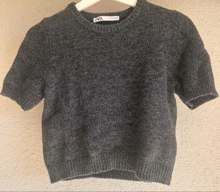Kurzarm Strickpullover