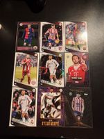 Nine soccer cards of the top strikers in the world ab 1 fr