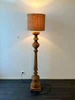Stehlampe Holz & Baumwolle