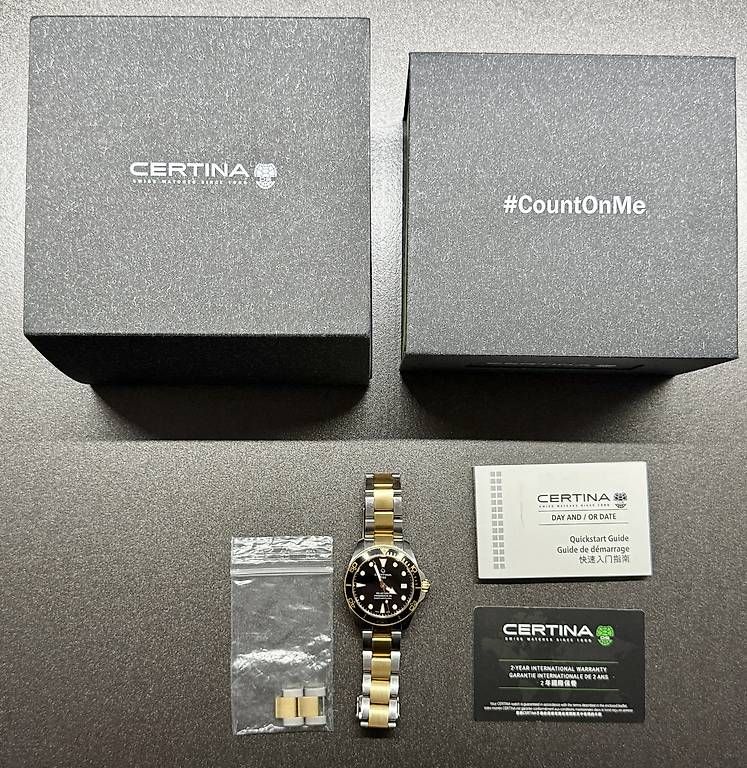 Orologi: Certina DS Action Diver 38mm Zwei-Ton | Full Set – Usato da Biberist venduto da Ce_Jo