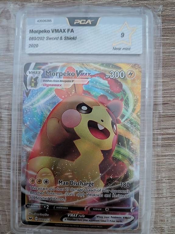 Carte collezionabili: Morpeko VMAX 080/202  PCA 9 Near Mint (Sword & Shield) – Usato da Oftringen venduto da Aneru 1