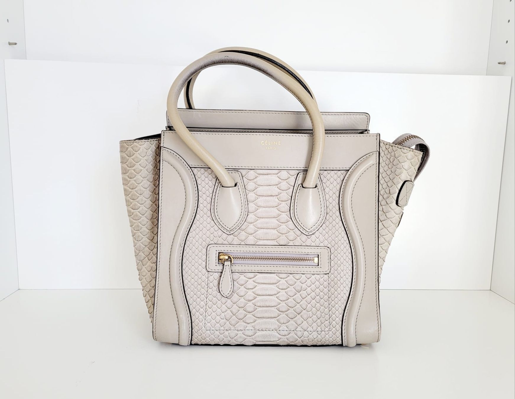 Celine Borse da donna: Céline Luggage Bag, Rarität, Python Leder, NP 7000.- – Usato da Wädenswil venduto da lisibit