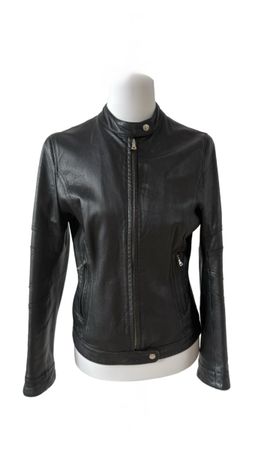 Schicke Lederjacke aus Italien, Grösse M