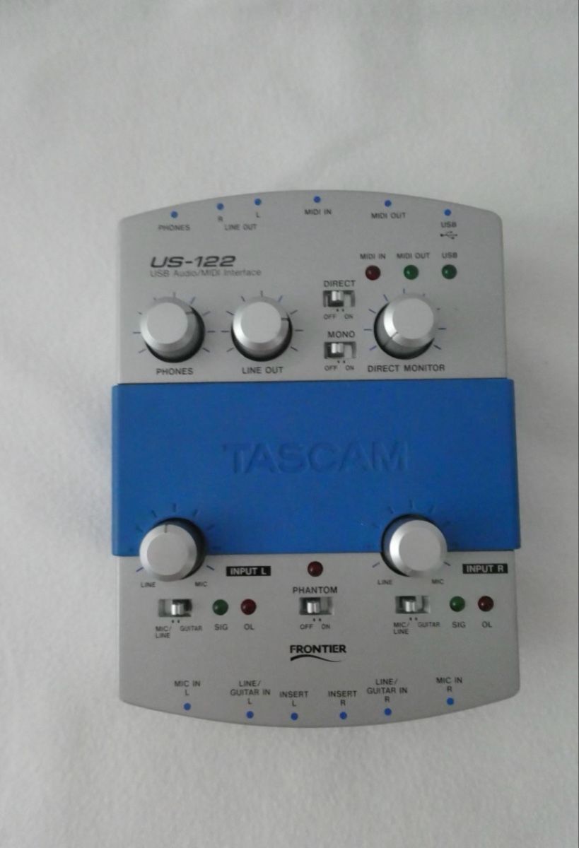 Strumenti musicali: Tascam US-122 USB Audio/ MIDI Interface – Usato da Zürich venduto da sca_9yxp