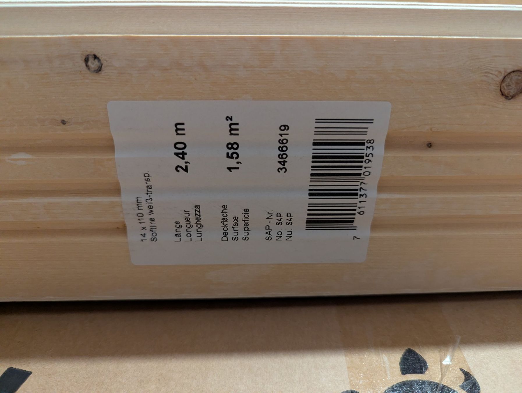 Articoli in legno: Holz Täfer - Holzpaneele weiss – Usato da Blumenstein venduto da novarx 4