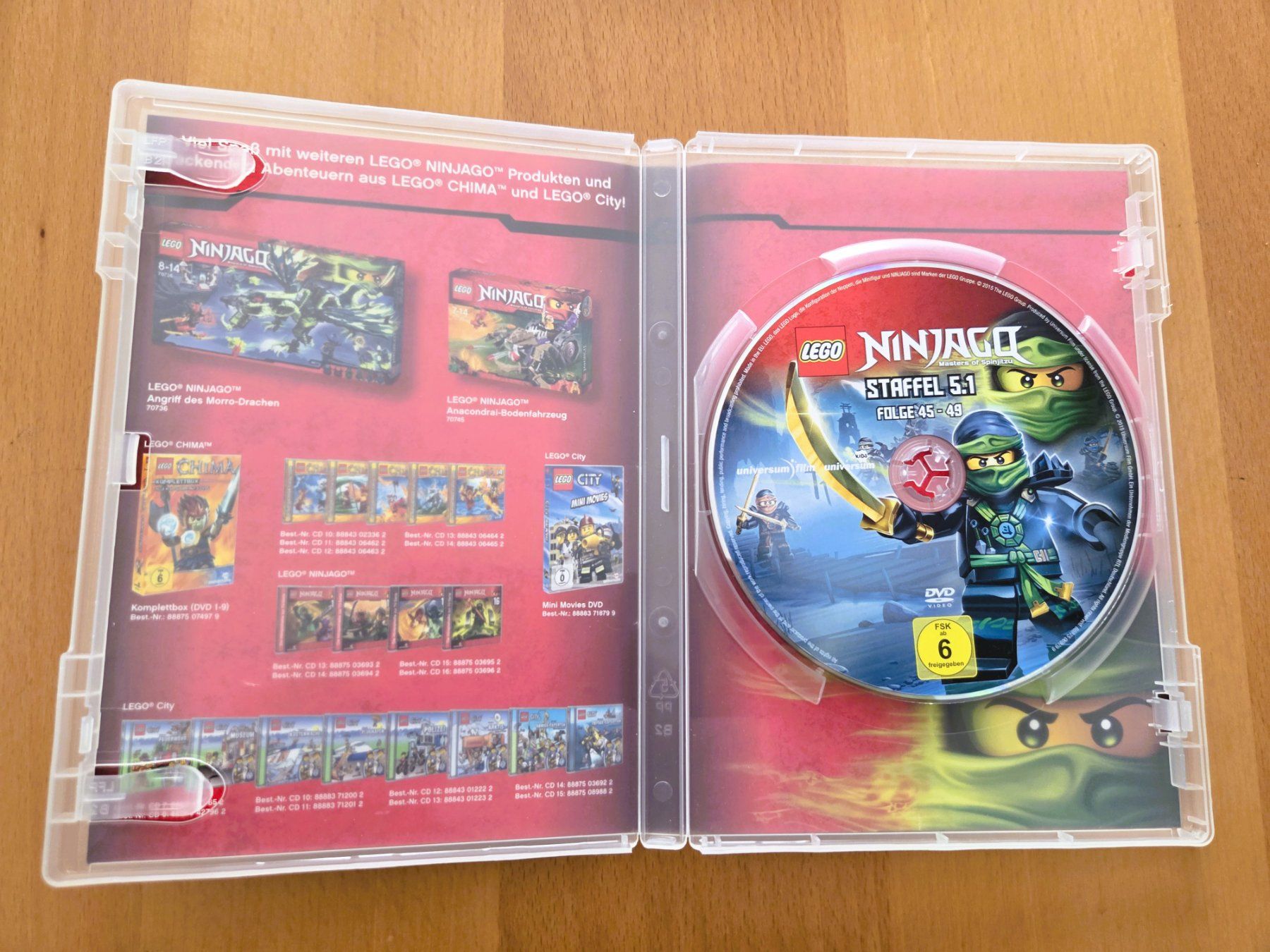 Tutti i DVDs: LEGO NINJAGA - DVD – Usato da Brüttisellen venduto da Nighttrain 2