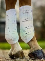 Neu - LeMieux Air Mesh Gamaschen x 4 - Weiss - L