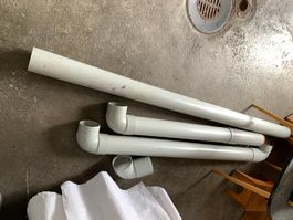 Rohr Leitung Kunststoff Bögen von Lüftung gebraucht 125mm