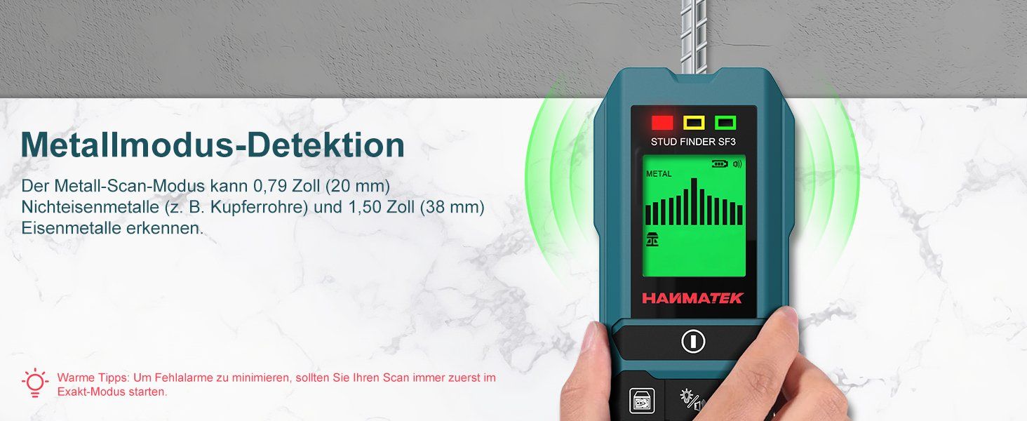 Misurare: Ortungsgerät Wand Scanner Detektor Multifunktional – Nuovo e nell'imballaggio originale da Geneve venduto da Titi2008 5