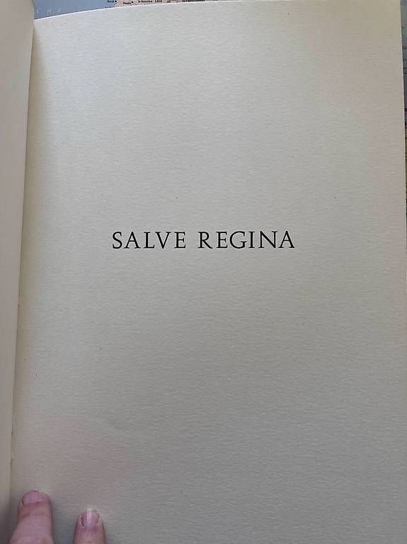 CD: Salve Regina signé "commmère" – Usato da Arvillard (Salins) venduto da Taniguchi 1