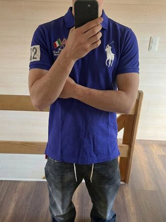 Ralph Lauren Vintage Ralph Lauren Big Ponny Poloshirt Blue