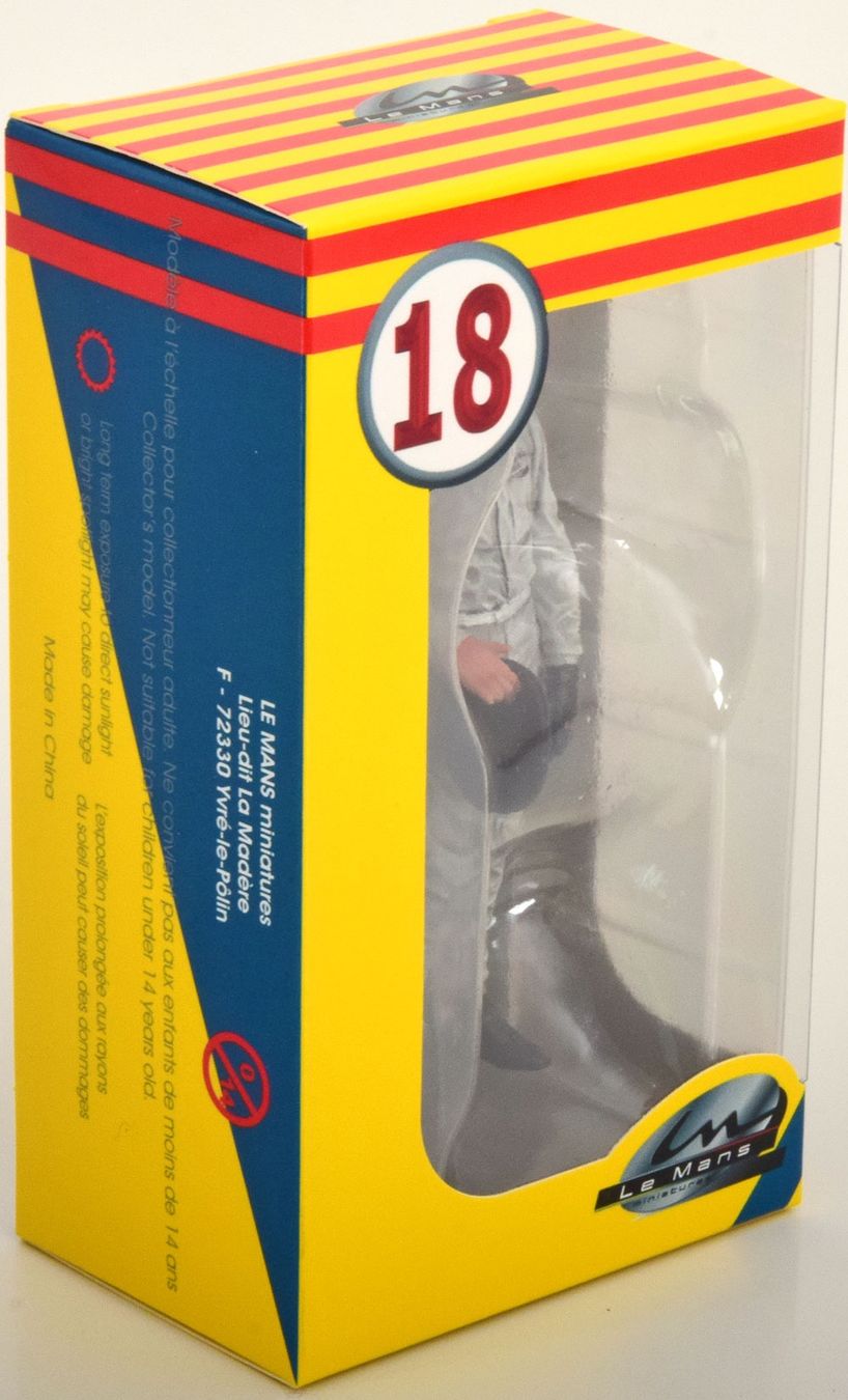 Modellini d'auto: FIGUR KEN MILES 1966 1:18 LE MANS MINIATURES – Nuovo e nell'imballaggio originale da Suhr venduto da Moebelsiralfred 2