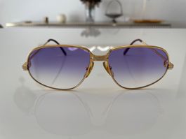 Lunettes Cartier Vintage Panthère Or Violet