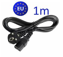 Câble d'alimentation C13 1m, prise européenne