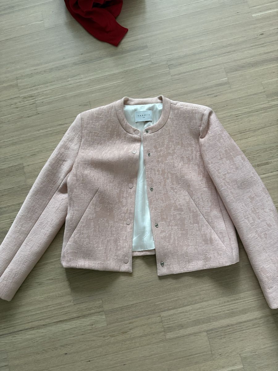 Sandro Vestes: Sandro light pink Jacket size XS-S – Neuf (Voir description) à Zürich par llor.dell 3