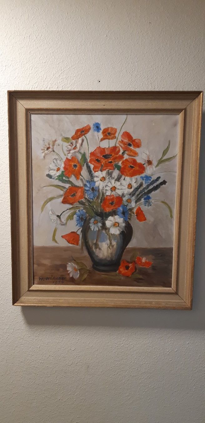 Gemälde: Gemälde von W.Höhener 1954 – Gebraucht aus Port von Paed1987 7